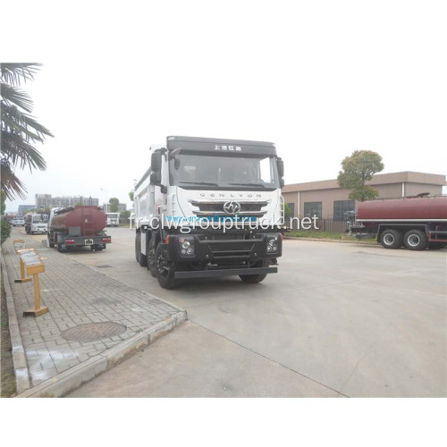 Saic hongyan 390HP 8x4 camion benne